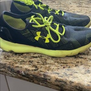 Women’s under armor neon yellow sneakers